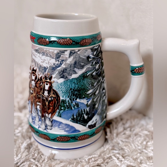 Budweiser 1993 Special Delivery Holiday Stein Collection Anheuser-Busch - Picture 3 of 6